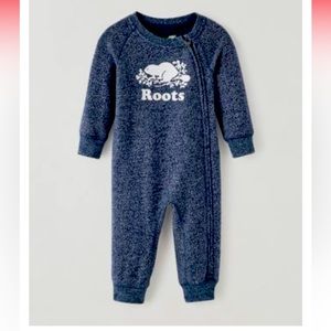 Roots • original cooper beaver romper • 6-12m